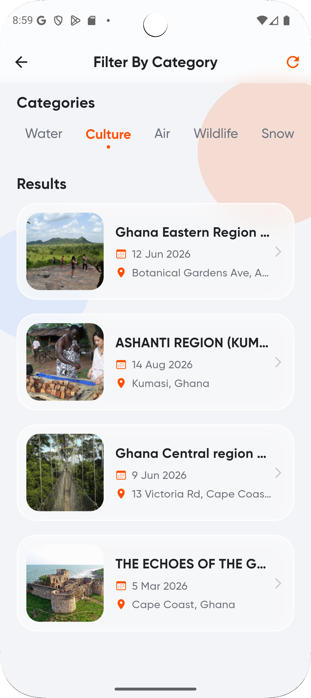 Event Country app preview 15