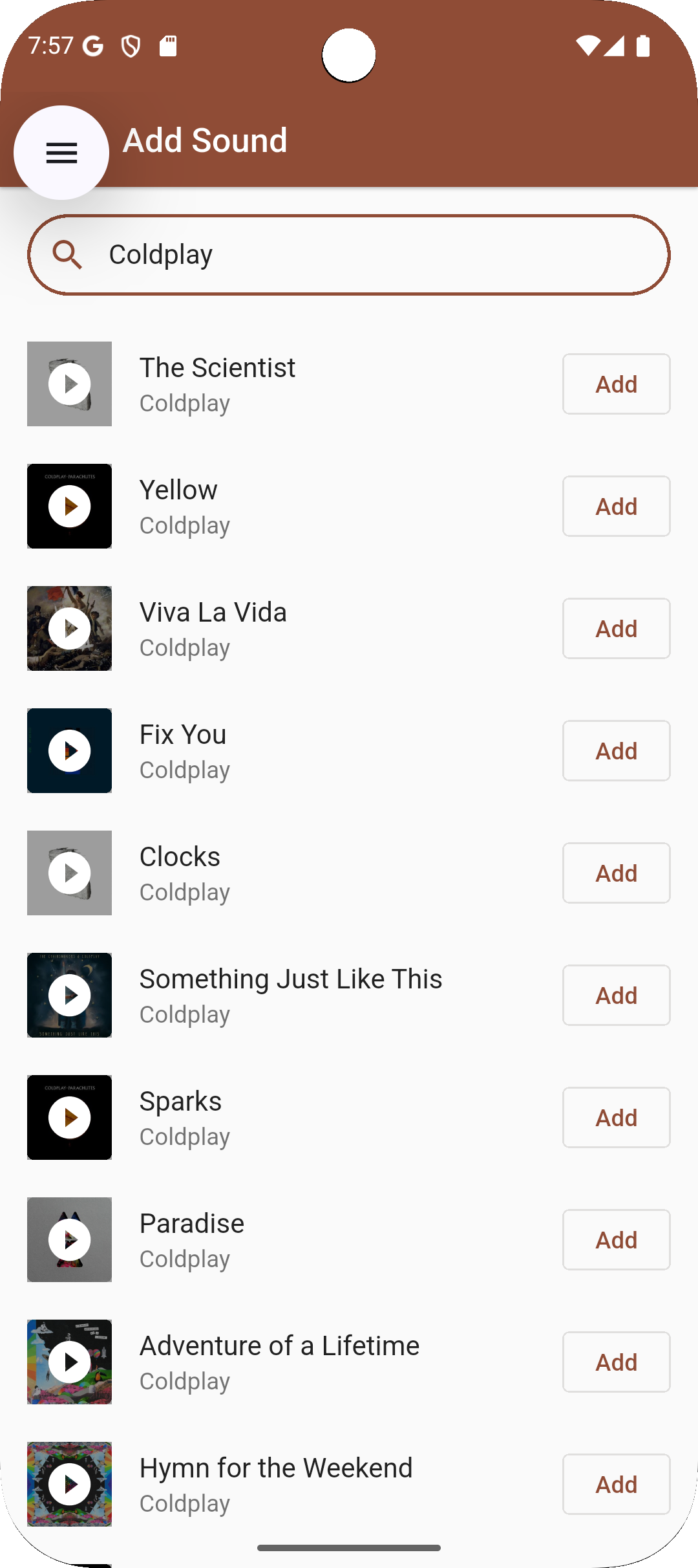 Organizer app preview 21