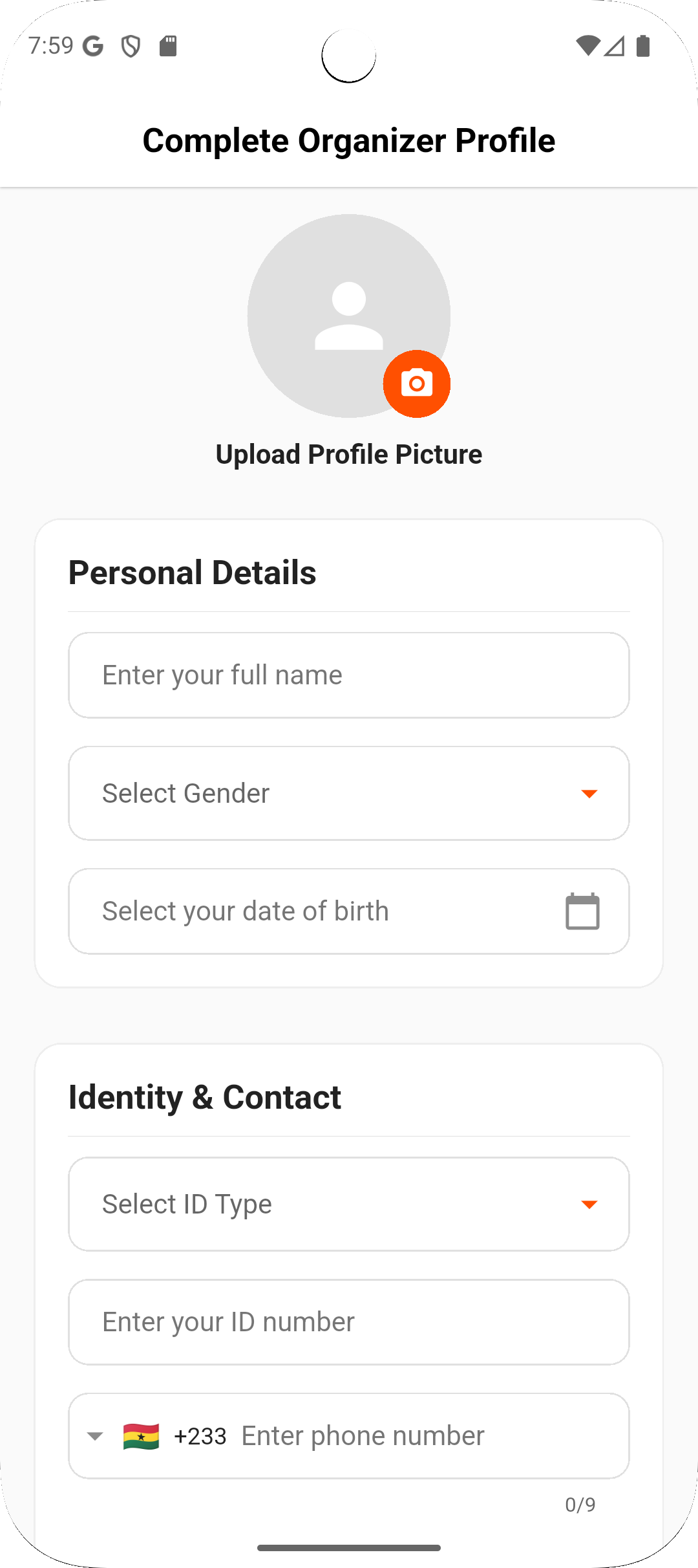 Organizer app preview 26