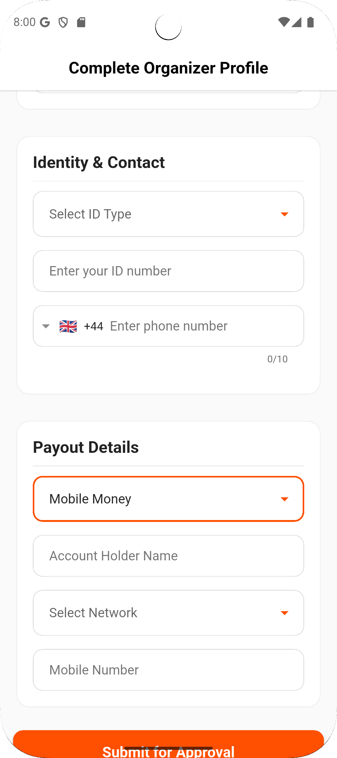 Organizer app preview 29